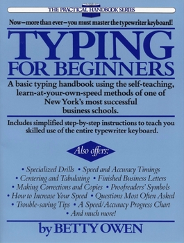 Paperback Typing for Beginners Book