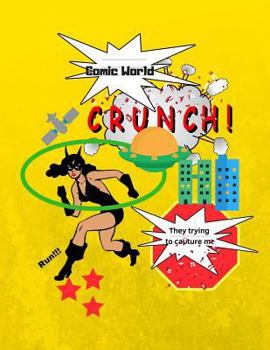 Paperback Comic World: 8 .5 x 11 Comic book with 200 pages and Glossy finish Book