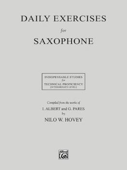 Paperback Daily Exercises for Saxophone Book