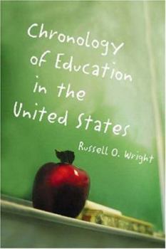 Paperback Chronology of Education in the United States Book