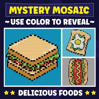 Paperback Mystery Mosaic: Delicious Foods Book