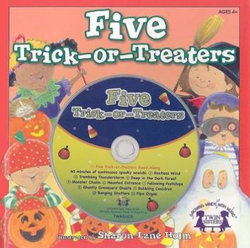 Paperback Five Trick-or-Treaters (Read & Sing Along) Book