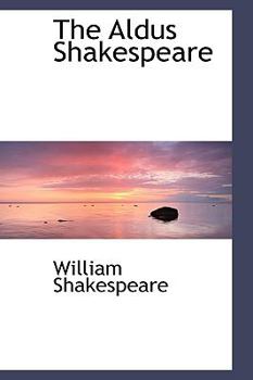 Paperback The Aldus Shakespeare Book