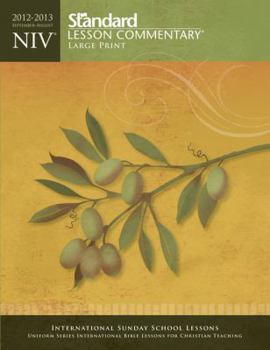 Paperback NIV Standard Lesson Commentary [Large Print] Book