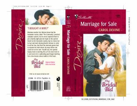 Marriage For Sale - Book #3 of the Bridal Bid