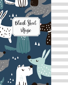 Blank Sheet Music Composition Manuscript Staff Paper Art Music Christmas Notebook Birthday Gift: Sheet Music Notebook / Journal Gift, 100 Pages, 8x10, Soft Cover, Matte Finish