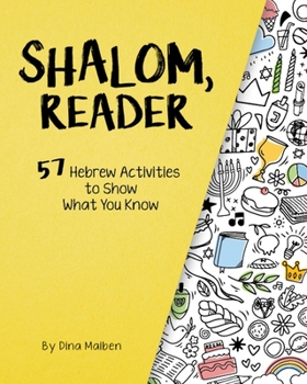Paperback Shalom, Reader: 57 Hebrew Activities to Show What You Know [Hebrew] Book