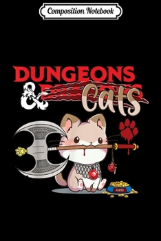 Composition Notebook: Dungeons and Cats Funny  Journal/Notebook Blank Lined Ruled 6x9 100 Pages