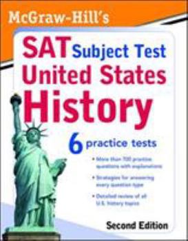 Paperback McGraw-Hill's SAT Subject Test: United States History 2/E (McGraw-Hill Education SAT Subject Test U.S. History) Book