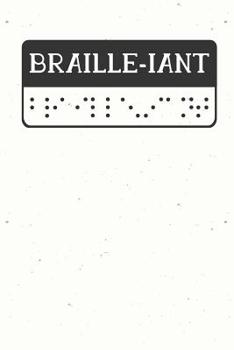 Paperback Braille-iant: Graph Paper Notebook, 6x9 Inch, 120 pages Book