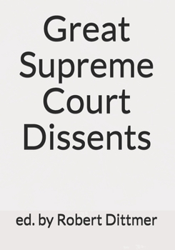 Paperback Great Supreme Court Dissents Book