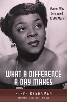 Hardcover What a Difference a Day Makes: Women Who Conquered 1950s Music Book