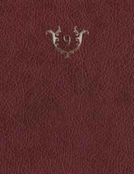 Paperback Monogram "9" Grid Sketchbook Book