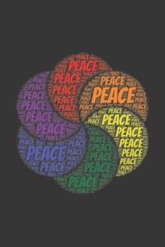 Peace: Notebook, Journal | Lined Paper | 120 Pages DIN A5 (6 x 9") | Notes, Drawings, Planer, Diary, Organization | Word Cloud Present