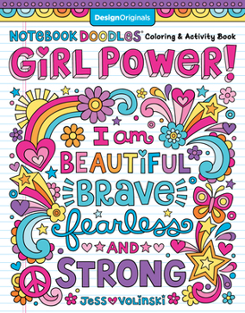 Paperback Notebook Doodles Girl Power!: Coloring & Activity Book