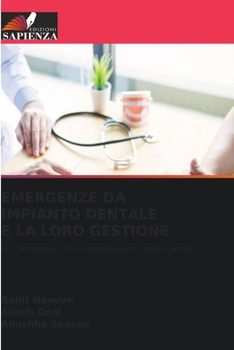 Paperback Emergenze Da Impianto Dentale E La Loro Gestione (Italian Edition) [Italian] Book