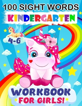 Paperback 100 sight Words Kindergarten Workbook for Girls: Top 100 High-Frequency Sight words for preschoolers and kindergarteners ages 4-6 years old Book