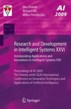 Paperback Research and Development in Intelligent Systems XXVI: Incorporating Applications and Innovations in Intelligent Systems XVII Book