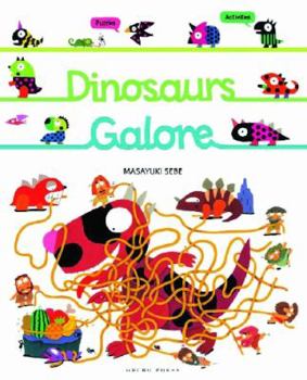 Paperback Dinosaurs Galore Book