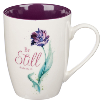 Misc. Mug Ceramic Be Still Psalm 46:10 Book