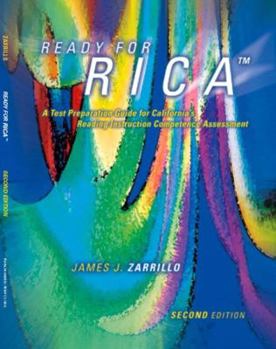 Paperback Ready for Rica: A Test Preparation Guide for California's Reading Instruction Competence Assessment Book