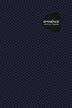 Paperback Eminence Lifestyle Journal, Creative, Write-in Notebook, Dotted Lines, Wide Ruled, Medium Size 6 x 9 Inch (Blue) Book