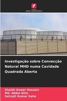 Paperback Investigação sobre Convecção Natural MHD numa Cavidade Quadrada Aberta [Portuguese] Book