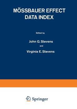 Paperback Mössbauer Effect Data Index: Covering the 1973 Literature Book