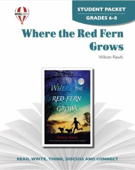 Hardcover Where the Red Fern Grows - Student Packet Book