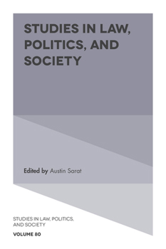 Hardcover Studies in Law, Politics, and Society Book
