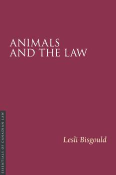 Paperback Animals and the Law Book