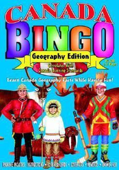 Hardcover Canada Geography Bingo Book