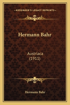 Hermann Bahr, 1917: [Tagebuch]