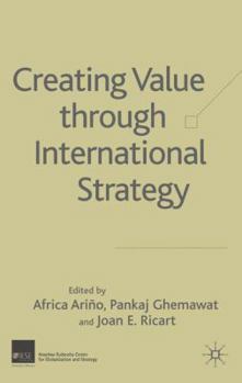 Hardcover Creating Value Through International Strategy Book