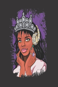 Black Girl Magic Lined Journal: Black Girls Rock Queen Crown Music Headphones Diva | Self Care|Gratitude|6x9" 100 Pgs| Rhymes|Poetry|Prayer|Notebook| Diary|African American|Black Queen|Melanin|Gift