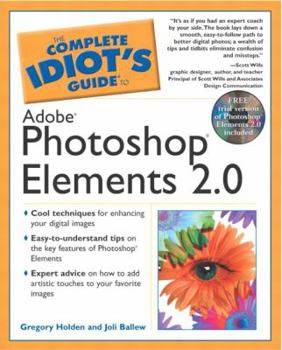 Paperback Complete Idiot's Guide to Adobe Photoshop Elements 2.0 Book