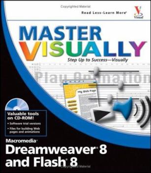Paperback Master Visually Dreamweaver 8 and Flash 8 [With CDROM] Book