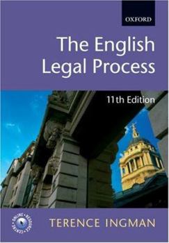 Paperback The English Legal Process Book