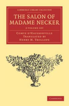 Paperback The Salon of Madame Necker 2 Volume Set Book