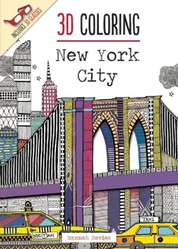 Paperback 3D Coloring: New York City Book
