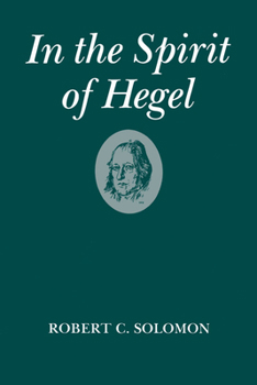 Paperback In the Spirit of Hegel Book