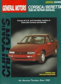 Paperback Chevrolet Corsica and Beretta, 1988-96 Book