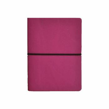 Leather Bound Ciak Lined Notebook: Pink Book