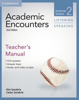 Paperback Academic Encounters Level 2 Teacher's Manual Listening and Speaking Book