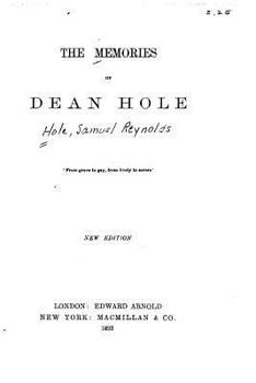 Paperback The Memories of Dean Hole Book