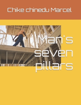 Paperback Man's seven pillars [Large Print] Book