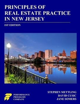 Paperback Principles of Real Estate Practice in New Jersey Book