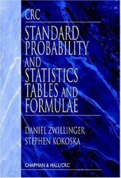 Hardcover CRC Standard Probability and Statistics Tables and Formulae Book