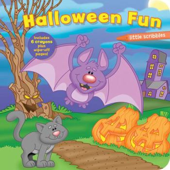 Board book Little Scribbles: Halloween Fun [With 6 Crayons] Book