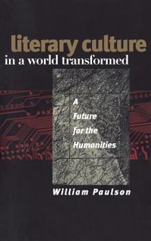 Hardcover Literary Culture in a World Transformed Book